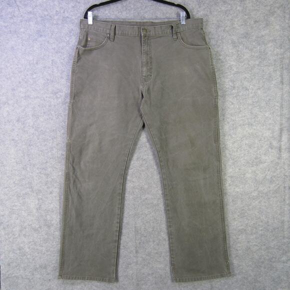 Dickies Pants Mens 38x32 Gray Carpenter Workwear Hammer Loop Utility Stretch - Picture 1 of 8